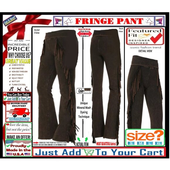 🛑 BULLY Fold Over FRINGE ➕🆒 LEGGING PANT High Waist Mineral Wash💸BUY NOW‼️🟢 - Picture 5 of 16